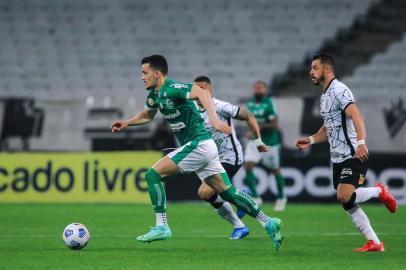 Corinthians e Juventude se enfrentam na Neo Química Arena, em São Paulo, pela 19ª rodada do Brasileirão 2021.<!-- NICAID(14883627) -->