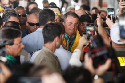 Jair Bolsonaro visita a expointer em esteio<!-- NICAID(14887238) -->