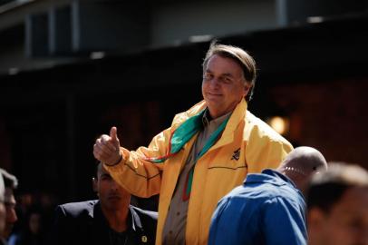 Presidente Jair Bolsonaro em visita à Expointer neste sábado (11)<!-- NICAID(14887255) -->