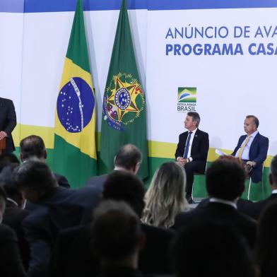 15/09/2021 Cerimônia de Anúncio de avanços no Programa Casa Verde e Amarela(Brasília-DF, 15/09/2021) Palavras do Presidente da República, Jair Bolsonaro.Foto: Marcos Corrêa/PR<!-- NICAID(14890441) -->