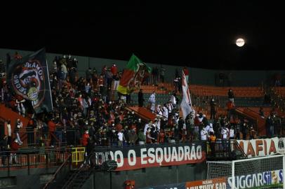 Brasil de Pelotas x CRB/AL jogam no Estádio Bento Freitas, em Pelotas. Primeiro jogo no RS com público depois do GreNal válido pela Libertadores de 2020.<!-- NICAID(14895561) -->