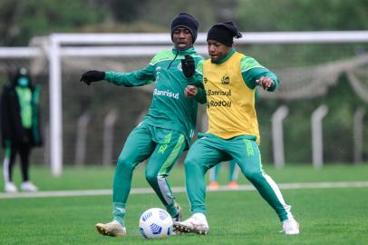 Treino do Juventude antes da partida contra o Santos, pelo BrasileirãoIndexador: Fernando Alves<!-- NICAID(14898742) -->