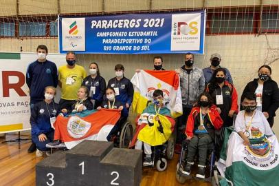 Delegação caxiense conquista 22 medalhas no paracergs 2021<!-- NICAID(14901076) -->