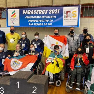 Delegação caxiense conquista 22 medalhas no paracergs 2021<!-- NICAID(14901076) -->