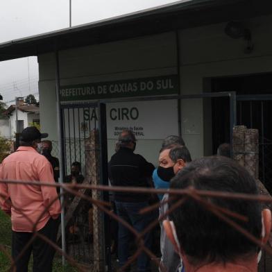 CAXIAS DO SUL, RS, BRASIL (12/04/20210Começou hoje a vacinação para maiores de 63 anos. (Antonio valiente/Agência RBS)<!-- NICAID(14755704) -->