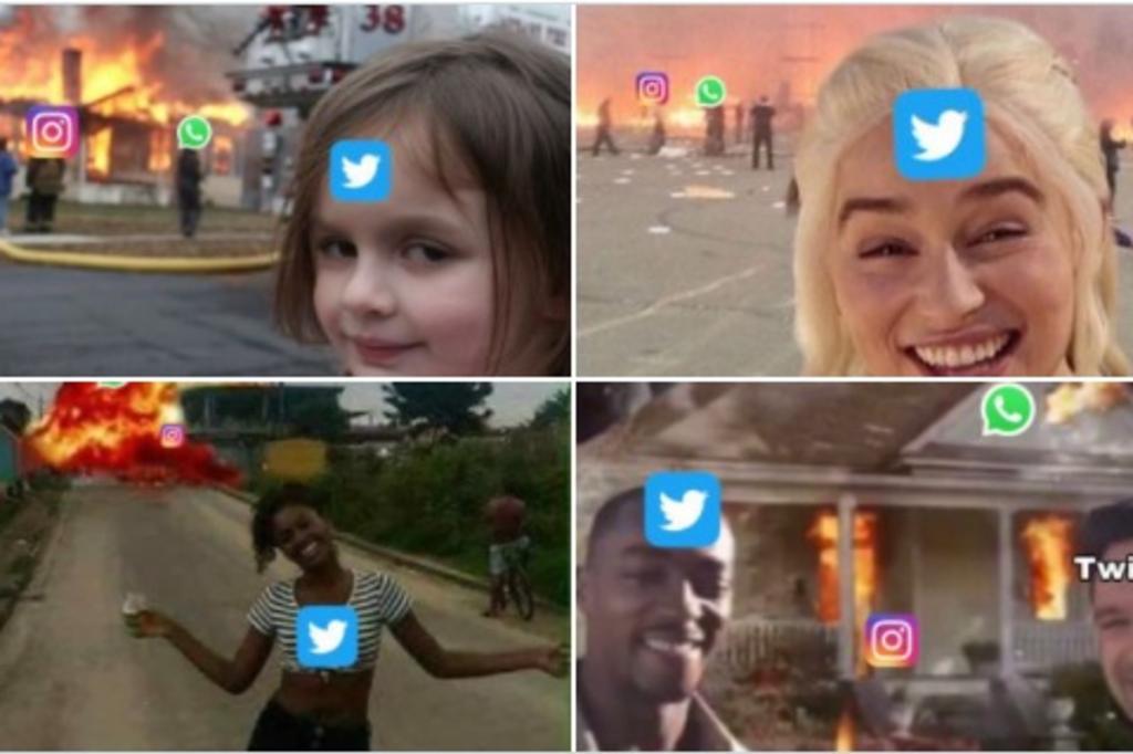 Confira os principais memes após a queda coletiva das redes sociais