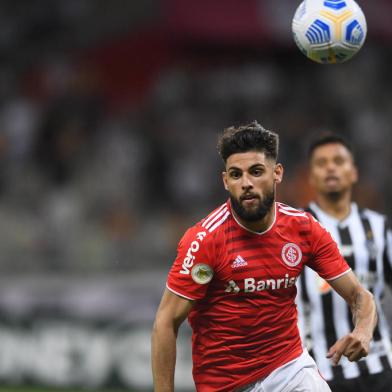 Inter e Atlético-MG se enfrentaram, em 02/10/2021, pelo Brasileirão. Partida foi realizada no Mineirão. Na foto, Yuri Alberto<!-- NICAID(14904789) -->