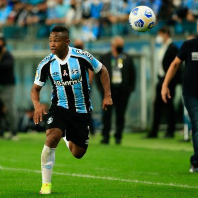 PORTO ALEGRE, RS, BRASIL - 06.10.2021 - O Grêmio recebe o Cuiabá na Arena, em jogo válido pela 24ª rodada do Brasileirão. (Foto: Marco Favero/Agencia RBS)Indexador: Andre Avila<!-- NICAID(14908487) -->