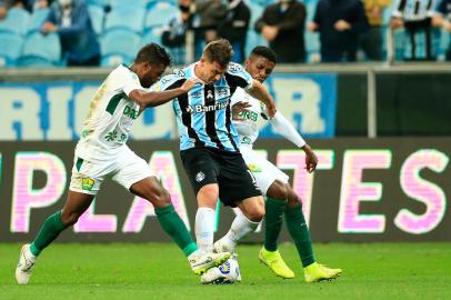 PORTO ALEGRE, RS, BRASIL - 06.10.2021 - O Grêmio recebe o Cuiabá na Arena, em jogo válido pela 24ª rodada do Brasileirão. (Foto: Marco Favero/Agencia RBS)Indexador: Andre Avila<!-- NICAID(14908550) -->