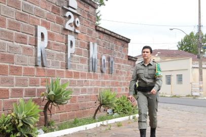 08/10/2021 - SANTANA DO LIVRAMENTO, RS -  A soldado Florimar Bastos, 46 anos, de Santana do Livramento, venceu câncer de mama e após 14 meses afastadas da BM para tratamento volta no dia 18 de outubro ao Grupo de Policiamento Ambiental de Santana do Livramento. FOTO: Daniel Badra / Especial<!-- NICAID(14910500) -->