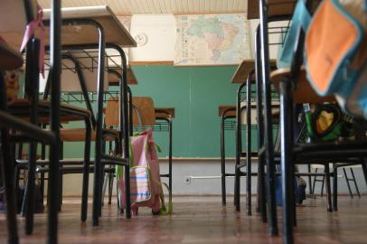 *** Sala de aula - RRigon ***Foto para matéria sobre educação. Na foto sala de aula da Escola Municipal de Ensino Fundamental Ítalo João Balen, no bairro Cruzeiro.<!-- NICAID(49544) -->