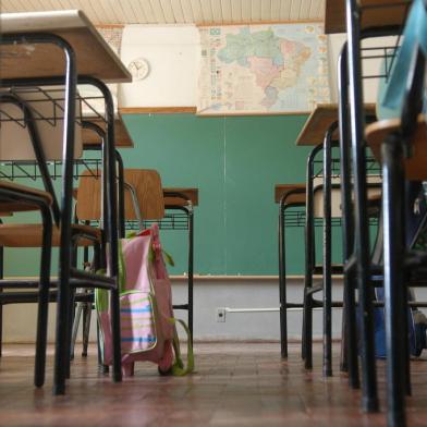 *** Sala de aula - RRigon ***Foto para matéria sobre educação. Na foto sala de aula da Escola Municipal de Ensino Fundamental Ítalo João Balen, no bairro Cruzeiro.<!-- NICAID(49544) -->