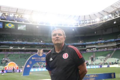 Técnico Diego Aguirre, na partida entre Palmeiras x Inter<!-- NICAID(14917536) -->