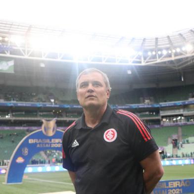 Técnico Diego Aguirre, na partida entre Palmeiras x Inter<!-- NICAID(14917536) -->