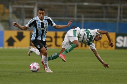 PORTO ALEGRE, RS, BRASIL - 17.10.2021 - O Grêmio recebe o Juventude na Arena, em jogo válido pela 27ª rodada do Brasileirão. (Foto: Lauro Alves/Agencia RBS)<!-- NICAID(14917601) -->