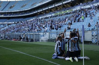 27/10/2021 - BRASIL, RS, PORTO ALEGRE. Grêmio recebe o Ceará, na Arena, na final do Campeonato Brasileiros de aspirantes. (Foto: Mateus Bruxel/Agência RBS)<!-- NICAID(14926319) -->