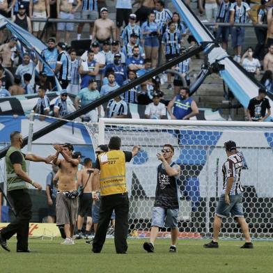 PORTO ALEGRE, RS, BRASIL - 31/10/2021 - O Grêmio recebe o Palmeiras na Arena pela 29ª rodada do Campeonato Brasileiro. (Foto: Lauro Alves/Agencia RBS)<!-- NICAID(14929493) -->