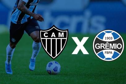 escudos, montagem, futebol, brasileirão, atlético-mg, grêmio