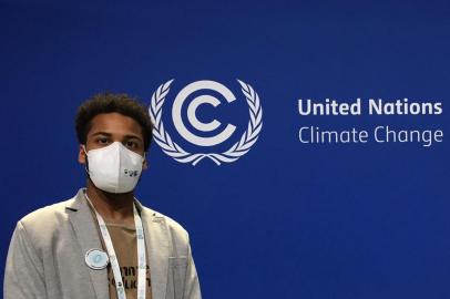 Marcelo Rocha , integrante da comissão jovem da COP26<!-- NICAID(14934628) -->