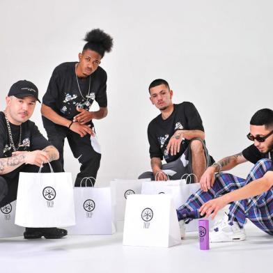 Grupo Trip lança o EP ¿Voando Alto¿. Na foto: JL, Lil Din, Young Kunk e Erreap<!-- NICAID(14938354) -->