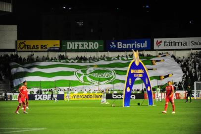 CAXIAS DO SUL, RS, BRASIL, 10/11/2021. Juventude x Inter, jogo válido pela 31ª rodada da série A do Campeonato Brasileiro e realizado no estádio Alfredo Jaconi. (Porthus Junior/Agência RBS)<!-- NICAID(14937875) -->