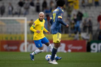 11/11/2021 - SÃO PAULO, SP - NEO QUÍMICA ARENA: ELIMINATÓRIAS DA COPA DO MUNDO. Seleção brasileira enfrenta o time da Colômbia na disputa pelas vagas da Copa de 2022. FOTO: Lucas Figueiredo / CBF / DivulgaçãoIndexador: Lucas Figueiredo/CBF<!-- NICAID(14939052) -->