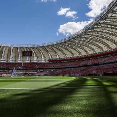 PORTO ALEGRE, RS, BRASIL. 24/10/2021. Internacional recebe o Corinthians, pelo Campeonato Brasileiro, no Beira-Rio. (Foto: Marco Favero/Agência RBS)<!-- NICAID(14923416) -->