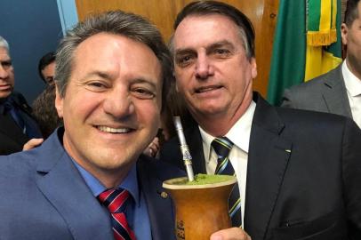 Deputado Giovani Cherini e Jair Bolsonaro