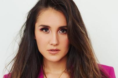 A cantora Dulce Maria, ex-integrante do elenco da novela Rebelde e da banda RBD.<!-- NICAID(14947734) -->