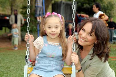 Joana Mocarzel e Regina Duarte - atrizes de Páginas da vida#PÁGINA:12 Fonte: Tv Globo Fotógrafo: William Andrade<!-- NICAID(1392821) -->