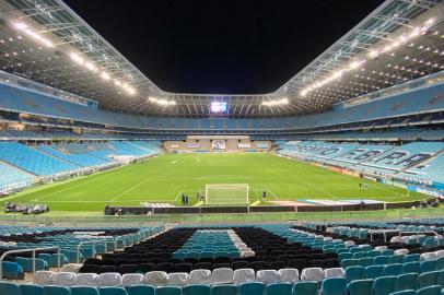 PORTO ALEGRE, RS, BRASIL - 23.11.2021 - O Grêmio recebe o Flamengo, na Arena, em jogo atrasado da segunda rodada do Campeonato Brasileiro. (Foto: Jefferson Botega/Agencia RBS)<!-- NICAID(14949116) -->