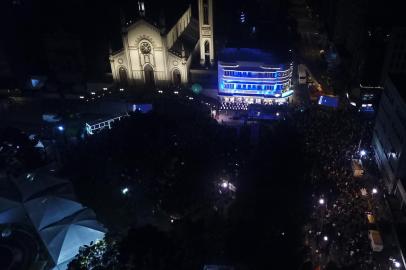 Grande Espetáculo de Natal Magnabosco Unimed 2021, realizado no centro de Caxias do Sul.<!-- NICAID(14960040) -->