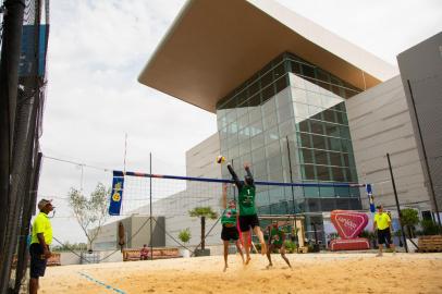 Arena de volei de praia do shopping canoas Foto: MPQuatro / ParkShopping Canoas / Divulgação<!-- NICAID(14963909) -->