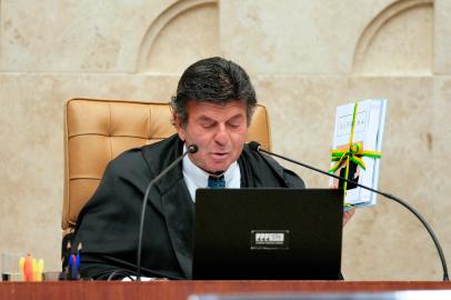 Sessão plenária de encerramento do Ano Judiciário de 2021. 17-12-2021O Supremo Tribunal Federal realiza a última sessão plenária deste ano judiciário, com pronunciamento do presidente da Corte, ministro Luiz Fux.Foto: Rosinei Coutinho/SCO/STF<!-- NICAID(14971270) -->