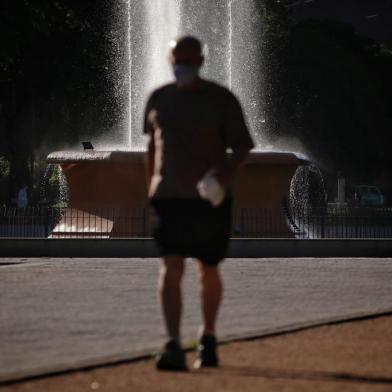 Porto Alegre, RS, Brasil, 20-12-2021: Manhã com sol e calor. Parque Farroupilha (Redenção). (Foto Mateus Bruxel / Agência RBS)Indexador: Mateus Bruxel<!-- NICAID(14972318) -->