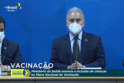 O ministro da Saúde, Marcelo Queiroga, convida a imprensa para o anúncio da inclusão de crianças de 5 a 11 anos no Plano Nacional de Operacionalização da Vacinação Contra a Covid-19. Na ocasião, será detalhado todo o processo de incorporação desta faixa etária na campanha de vacinação.<!-- NICAID(14983254) -->