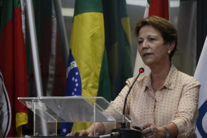 Santo Ângelo, RS, BRASIL,  12/01/2021- Ministra da Agricultura, Tereza Cristina na URI, em Santo Ângelo.  Foto: Lauro Alves  / Agencia RBS<!-- NICAID(14988057) -->