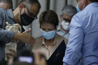 Santo Ângelo, RS, BRASIL,  12/01/2021- Ministra da Agricultura, Tereza Cristina na URI, em Santo Ângelo.  Foto: Lauro Alves  / Agencia RBS<!-- NICAID(14988060) -->