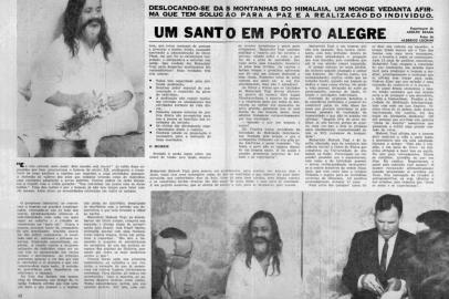 Reportagem da Revista do Globo sobre o guru dos Beatles <!-- NICAID(14994517) -->