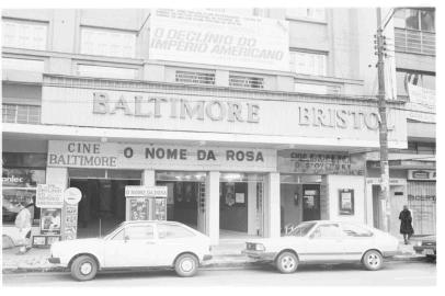 Foto antiga da fachada do Cinema Baltimore, em Porto Alegre#PÁGINA:18#ENVELOPE: 058987#EDIÇÃO: 2ª Fonte: BD ZH Fotógrafo: Edson Soyaux<!-- NICAID(2030240) -->