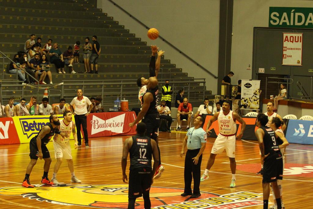 SESI - Franca - Após jogo equilibrado, Sesi Franca Basquete é