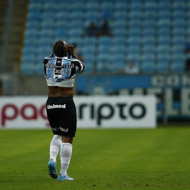 PORTO ALEGRE, RS, BRASIL - 06.02.2022 - O Grêmio recebe o Guarany de Bagé, em jogo válido pela quarta rodada do Gauchão. (Foto: Félix Zucco/Agencia RBS)<!-- NICAID(15008788) -->