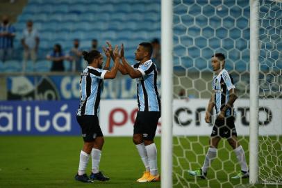 PORTO ALEGRE, RS, BRASIL - 06.02.2022 - O Grêmio recebe o Guarany de Bagé, em jogo válido pela quarta rodada do Gauchão. (Foto: Félix Zucco/Agencia RBS)<!-- NICAID(15008814) -->