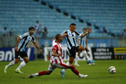 PORTO ALEGRE, RS, BRASIL - 06.02.2022 - O Grêmio recebe o Guarany de Bagé, em jogo válido pela quarta rodada do Gauchão. (Foto: Félix Zucco/Agencia RBS)<!-- NICAID(15008803) -->