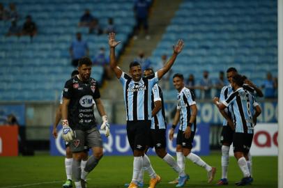 PORTO ALEGRE, RS, BRASIL - 06.02.2022 - O Grêmio recebe o Guarany de Bagé, em jogo válido pela quarta rodada do Gauchão. (Foto: Félix Zucco/Agencia RBS)<!-- NICAID(15008816) -->