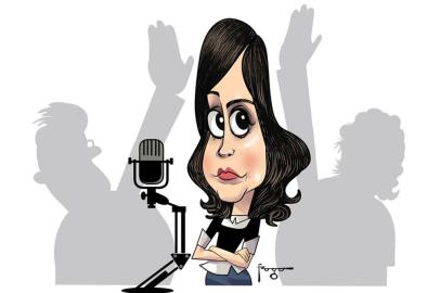 Caricatura da deputada federal Tábara Amaral, feita por Gilmar Fraga, para ilustrar a seção Frases da Semana, publicada na superedição de Zero Hora de 12 e 13 de fevereiro de 2022. VERSÃO ONLINE.<!-- NICAID(15014324) -->