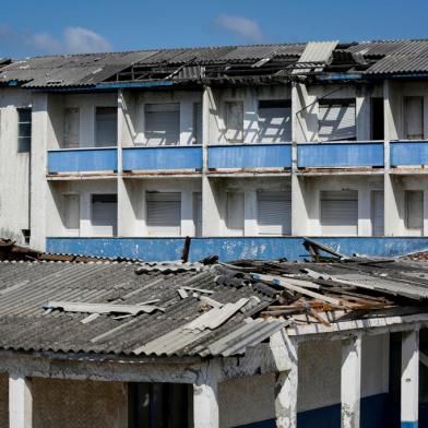 XANGRI-LA, RS, BRASIL, 10-02-2022: Antiga colonia de ferias do Banrisul, na praia de Rainha do Mar, foi adquirida por construtora, que planeja empreendimento imobiliario no local, na beira da praia. (Foto: Mateus Bruxel / Agencia RBS)Indexador: Mateus Bruxel<!-- NICAID(15012131) -->