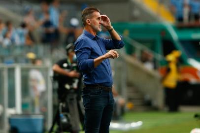 PORTO ALEGRE, RS, BRASIL,  13/02/2022- Grêmio x Juventude: jogo da sexta rodada do Gauchão, equipes duelam nesse domingo, na Arena. Foto: Marco Favero / Agencia RBS<!-- NICAID(15015416) -->