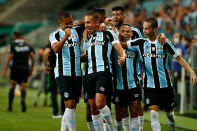 PORTO ALEGRE, RS, BRASIL,  13/02/2022- Grêmio x Juventude: jogo da sexta rodada do Gauchão, equipes duelam nesse domingo, na Arena. Foto: Marco Favero / Agencia RBS<!-- NICAID(15015574) -->