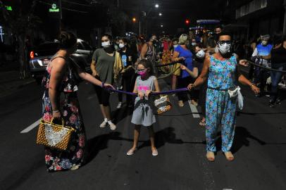 CAXIAS DO SUL,L RS, BRASIL, 17/02/2022 - Ensaio para desfile cênica da Festa da Uva. (Marcelo Casagrande/Agência RBS)<!-- NICAID(15019924) -->